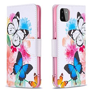 Θήκη Samsung Galaxy A22 5G OEM Vivid Butterflies με βάση στήριξης