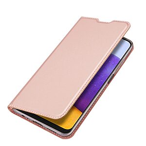 υποδοχή καρτών και μαγνητικό κούμπωμα Flip Wallet από συνθετικό δέρμα και TPU ροζ