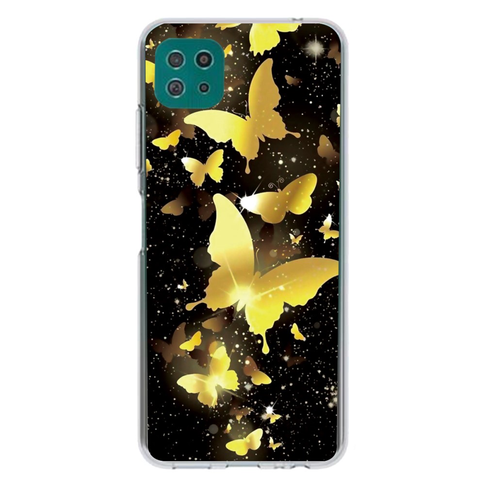 Θήκη Samsung Galaxy A22 5G OEM σχέδιο Gold Butterfly Πλάτη TPU Θήκη Samsung Galaxy A22 5G OEM σχέδιο Gold Butterfly Πλάτη TPU