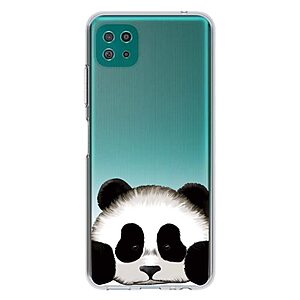 Θήκη Samsung Galaxy A22 5G OEM σχέδιο Cute Panda πλάτη TPU