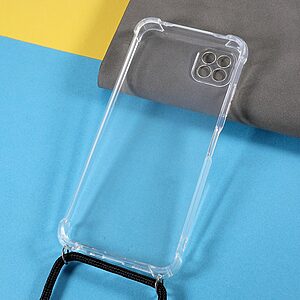 Θήκη Samsung Galaxy A22 5G OEM Silicone Sockproof Transparent πλάτη με κορδόνι από αντικραδασμικό TPU διάφανη - Image 5