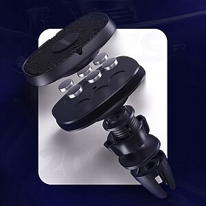 Βάση Αυτοκινήτου Joyroom μαγνητική Universal με στήριξη στον αεραγωγό (JR-ZS202) μαύρο - Image 3