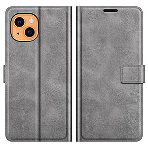 Θήκη iPhone 13 OEM Leather Wallet Case V2 με βάση στήριξης