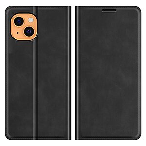 Θήκη iPhone 13 mini OEM Leather Wallet Case V2 με βάση στήριξης