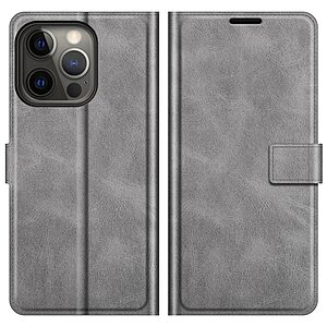 Θήκη iPhone 13 Pro Max OEM Leather Wallet Case V2 με βάση στήριξης