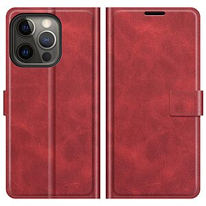 Θήκη iPhone 13 Pro Max OEM Leather Wallet Case V2 με βάση στήριξης
