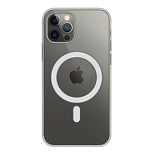 Θήκη iPhone 13 Pro Max OEM Magnetic Silicone Sockproof Transparent Πλάτη TPU με Camera Protection Lips διάφανη