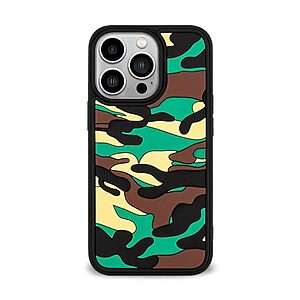 Θήκη iPhone 13 Pro Max OEM σχέδιο Rugged Camouflage από σκληρό Premium TPU πράσινο