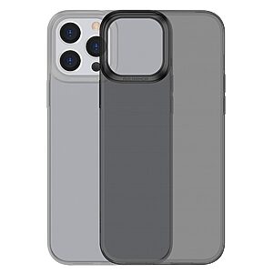 Θήκη iPhone 13 Pro BASEUS Simple Series διάφανη Πλάτη TPU μαύρο