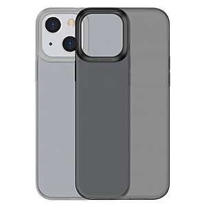 Θήκη iPhone 13 BASEUS Simple Series διάφανη Πλάτη TPU μαύρο