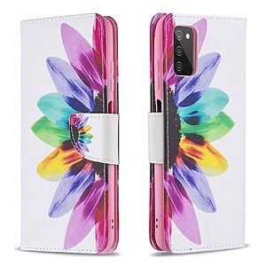 Θήκη Samsung Galaxy A03s OEM Colorful Petals με βάση στήριξης