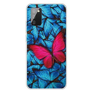 Θήκη Samsung Galaxy A03s OEM σχέδιο Red Butterfly Πλάτη TPU