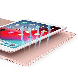 Θήκη Tech-Protect Smartcase για iPad 10.2 2019/ 2020/ 2021 ροζ χρυσό