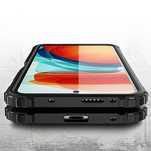 Θήκη Xiaomi Poco X3 GT Mad Mask Armor Guard Hybrid Πλάτη από σκληρό πλαστικό και TPU ασημί - Image 5