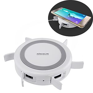 wireless multifunctional qi charger 4 port usb 28015