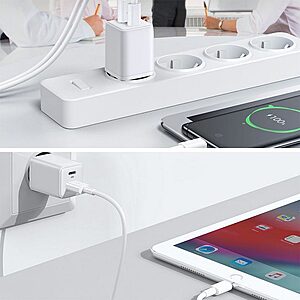 Φορτιστής JOYROOM με 1 x USB-A και 1 x Type-C - QC 3.0 - 30W (L-QP303 2) - λευκός - Image 3