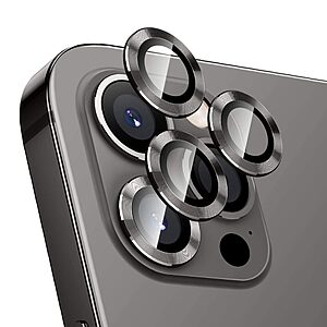 Αντιχαρακτικό γυαλί προστασίας κάμερας HAT-PRINCE (3τεμ) Πλήρους κάλυψης για iPhone 12 Pro Max Graphite