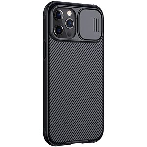 Θήκη iPhone 12 Pro Max NiLLkin Camshield Liquid MagSafe Series Πλάτη με προστασία για την κάμερα από σκλήρό Premium TPU μαύρο - Image 4