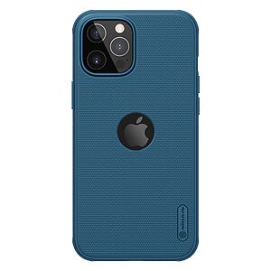 Θήκη iPhone 12 Pro Max NiLLkin Super Frosted Shield Pro Series Πλάτη από Premium σκληρό TPU μπλε