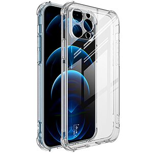 Θήκη iPhone 12 Pro IMAK Airbag Series με ειδικό φίλμ προστασίας οθόνης και ενισχυμένες γωνίες από Premium ανθεκτικό TPU