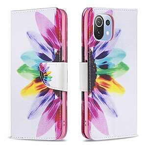 Θήκη Xiaomi Mi 11 Lite / Mi 11 Lite 5G OEM Colorful Petals με βάση στήριξης