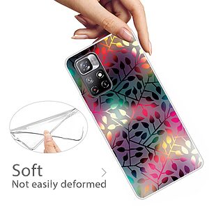 Θήκη Xiaomi Poco M4 Pro 5G OEM σχέδιο Colorful Leaf Πλάτη TPU - Image 3