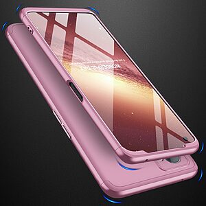 Θήκη GKK Full body Protection 360° από σκληρό πλαστικό για Realme 9i ροζ χρυσό - Image 5