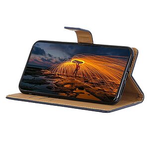 Θήκη Samsung Galaxy A03 Mad Mask Leather Wallet Case με βάση στήριξης, υποδοχές καρτών και μαγνητικό κούμπωμα Flip Wallet από συνθετικό δέρμα μπλε - Image 4