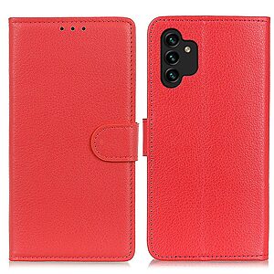 Θήκη Samsung Galaxy A13 OEM Litchi Skin  Leather με βάση στήριξης