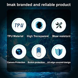 Θήκη Samsung Galaxy A33 5G IMAK UX-5 Series Soft TPU πλάτη διάφανη - Image 3