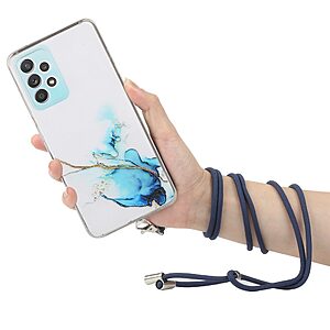 Θήκη Samsung Galaxy A33 5G OEM πλάτη κορδόνι με σχέδιο Light Blue Cloud από αντικραδασμικό TPU μπλε - Image 2