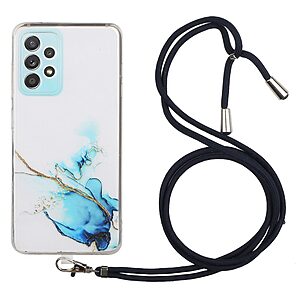 Θήκη Samsung Galaxy A33 5G OEM πλάτη κορδόνι με σχέδιο Light Blue Cloud από αντικραδασμικό TPU μπλε