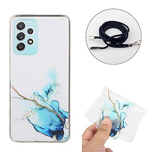 Θήκη Samsung Galaxy A33 5G OEM πλάτη κορδόνι με σχέδιο Light Blue Cloud από αντικραδασμικό TPU μπλε - Image 4