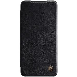 Θήκη Samsung Galaxy S21 FE NiLLkin Qin Series με υποδοχή για κάρτες Flip Wallet από σκληρό πλαστικό και συνθετικό δέρμα μαύρο - Image 2