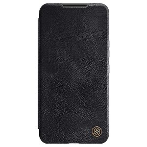 Θήκη Samsung Galaxy S22 5G NiLLkin Qin Series με προστασία κάμερας Flip Wallet από σκληρό πλαστικό και συνθετικό δέρμα μαύρο - Image 2