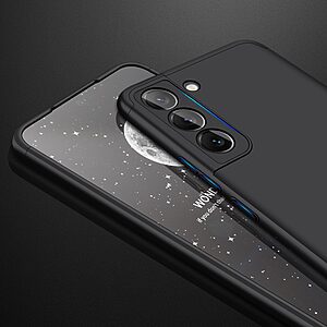 Θήκη GKK Full body Protection 360° από σκληρό πλαστικό για Samsung Galaxy S22 5G μαύρο - Image 4