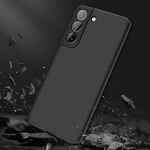 Θήκη GKK Full body Protection 360° από σκληρό πλαστικό για Samsung Galaxy S22 5G μαύρο - Image 5
