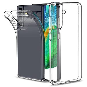 Θήκη Samsung Galaxy S22 5G OEM Silicone Sockproof Anti-Slip Transparent Πλάτη TPU