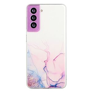 Θήκη Samsung Galaxy S22 5G OEM σχέδιο Pink Cloud Marble Πλάτη TPU ροζ
