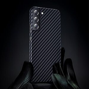 Θήκη Samsung Galaxy S22 Plus 5G BENKS Benks Shockproof από πραγματικό Carbon Fiber Πλάτη μαύρο - Image 4