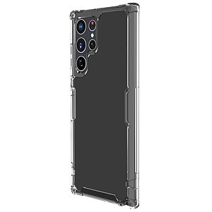 Θήκη Samsung Galaxy S22 Ultra 5G NiLLkin Nature Pro Series Silicone Sockproof Transparent Πλάτη TPU - Image 5