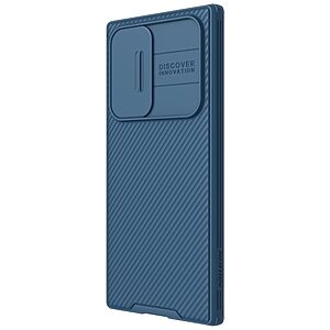 Θήκη Samsung Galaxy S22 Ultra 5G NiLLkin Camshield Pro Series Πλάτη με προστασία για την κάμερα από σκλήρό Premium TPU μπλε - Image 5