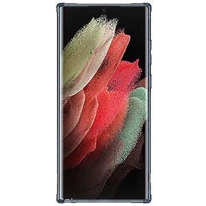 Θήκη Samsung Galaxy S22 Ultra 5G NiLLkin Nature Pro Series Silicone Sockproof Transparent Πλάτη TPU μπλε - Image 2