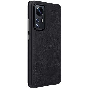 Θήκη Xiaomi 12 5G / 12X 5G NiLLkin Qin Series με υποδοχή για κάρτες Flip Wallet από σκληρό πλαστικό και συνθετικό δέρμα μαύρο - Image 5