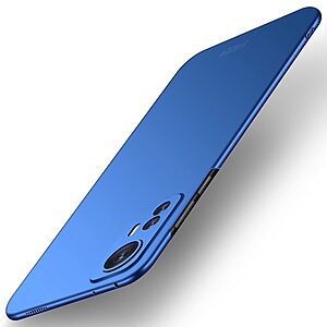 Θήκη Xiaomi 12 5G / 12X 5G MOFI Shield Slim Series Πλάτη από σκληρό πλαστικό μπλε