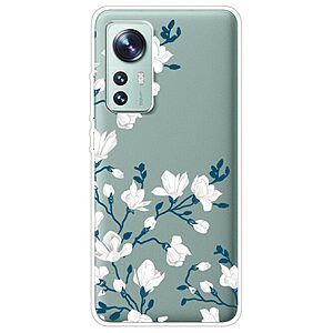 Θήκη Xiaomi 12 5G / 12X 5G OEM σχέδιο Magnolias πλάτη TPU