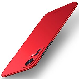 Θήκη Xiaomi 12 Pro 5G MOFI Shield Slim Series Πλάτη από σκληρό πλαστικό κόκκινο