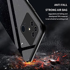 Θήκη Xiaomi Redmi 10C OEM σχέδιο Colorful Sky με πλάτη από Tempered Glass και εσωτερικό TPU - Image 5