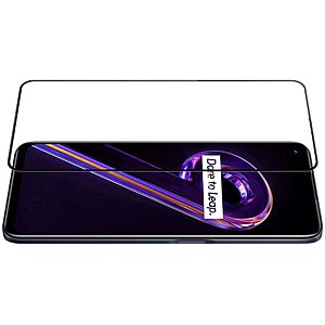 NiLLkin Amazing CP+ Pro Max για Realme 9 5G / 9 Pro 5G (Πλήρης Κάλυψη) Αντιχαρακτικό γυαλί Tempered Glass 9H – μαύρο - 0.33mm - Image 5