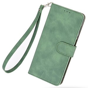 Θήκη Huawei Nova 9 Se OEM Leather Skin touch Feeling με βάση στήριξης, υποδοχές καρτών και μαγνητικό κούμπωμα πράσινο - Image 5